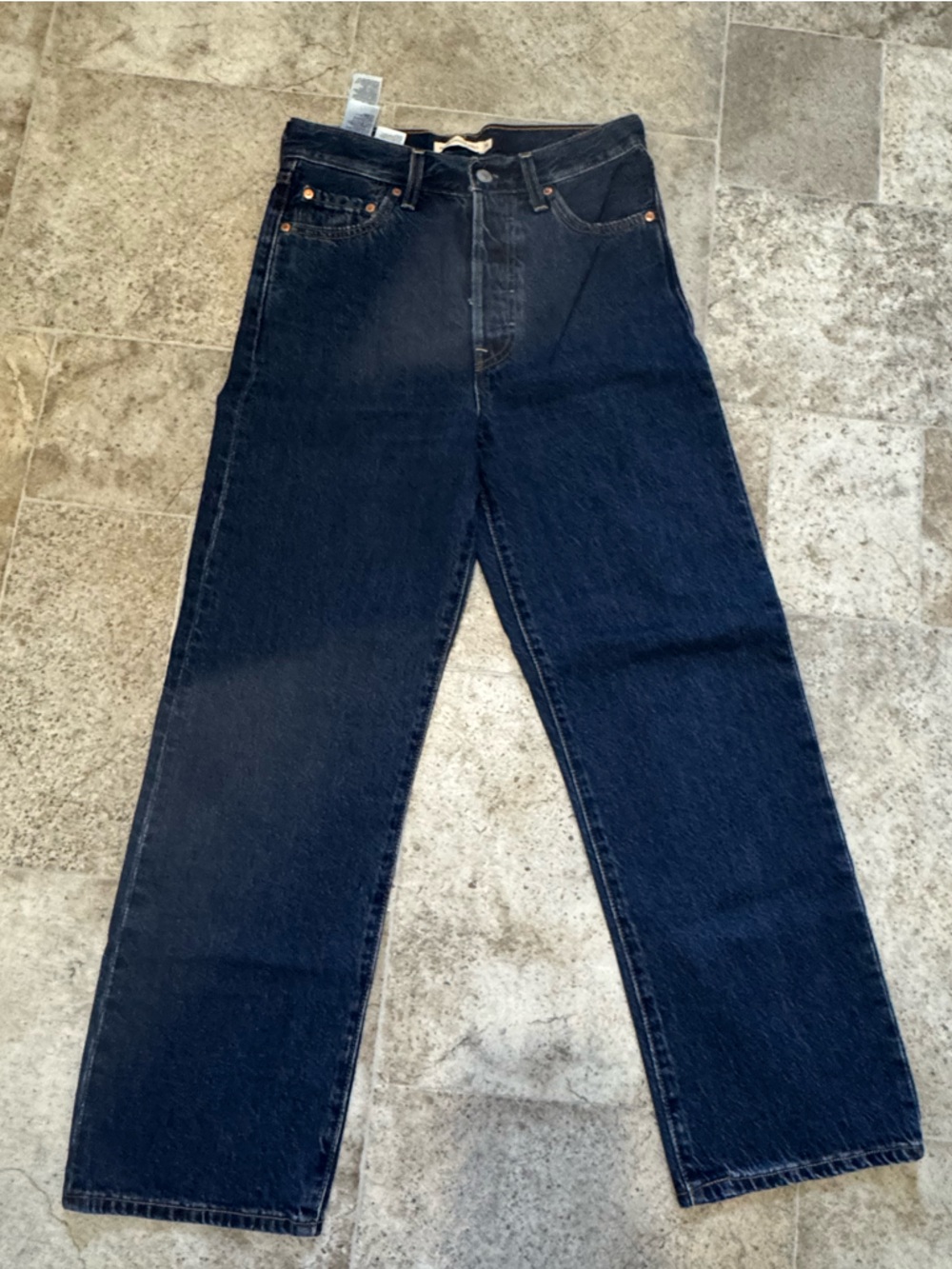 Levi's Straight Leg Dark Blue Women's Jeans
